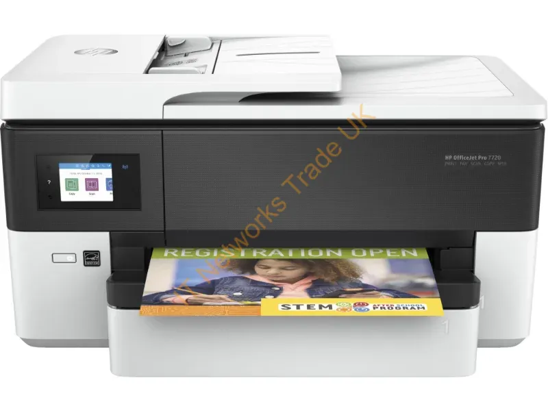 HP OfficeJet Pro 7720 4800 x 1200DPI Thermal Inkjet A3 22ppm Wi-Fi Multifunction Printers