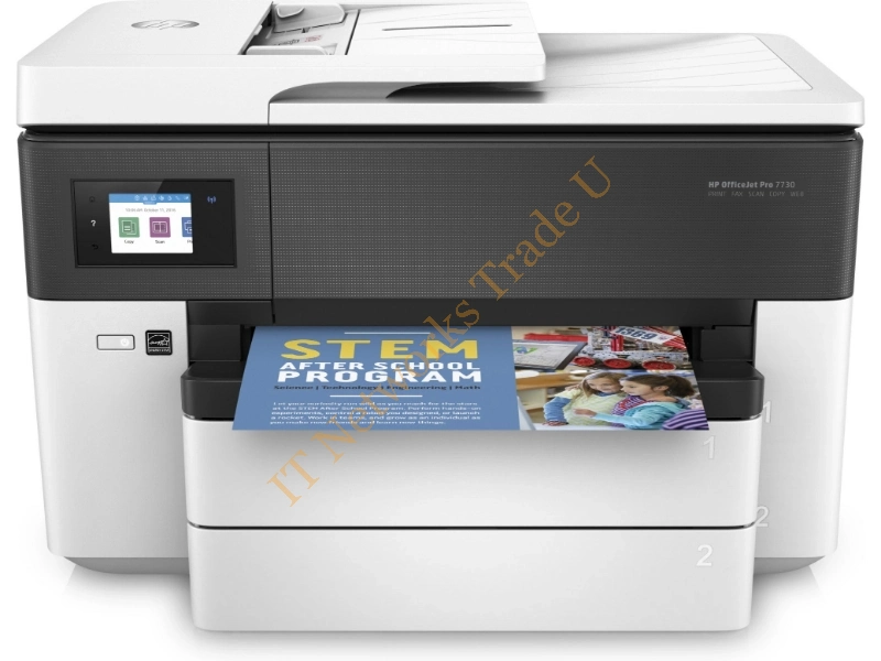 HP OfficeJet Pro 7730 4800 x 1200DPI Thermal Inkjet A3 22ppm Wi-Fi Multifunction Printers