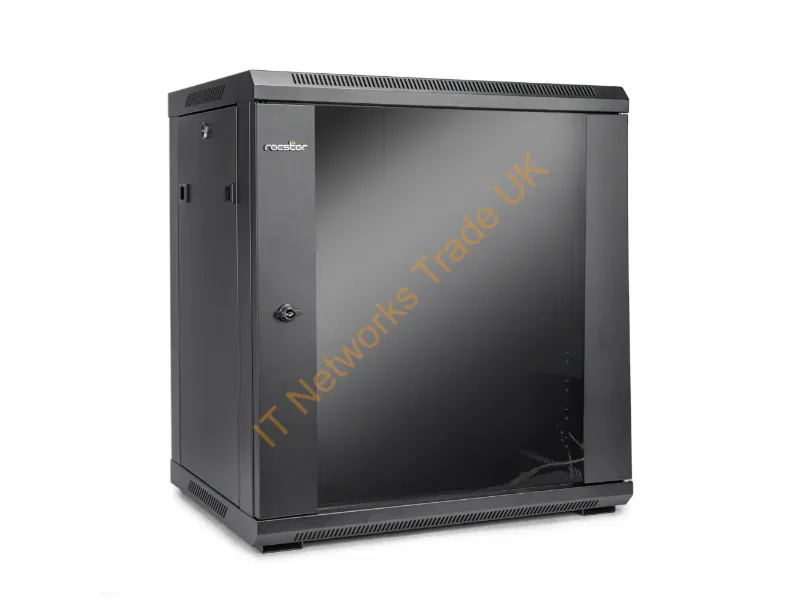 Y10E003-B1 - Rocstor Y10E003-B1 Rack Cabinet 12U Wall Mounted Rack Black