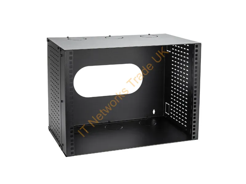 Y10E027-B1 - Rocstor Y10E027-B1 Rack Cabinet 8U Wall Mounted Rack Black
