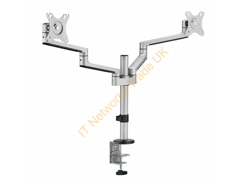 Y10N019-S1 - Rocstor Y10N019-S1 Monitor Mount / Stand 32" Black, Silver Desk