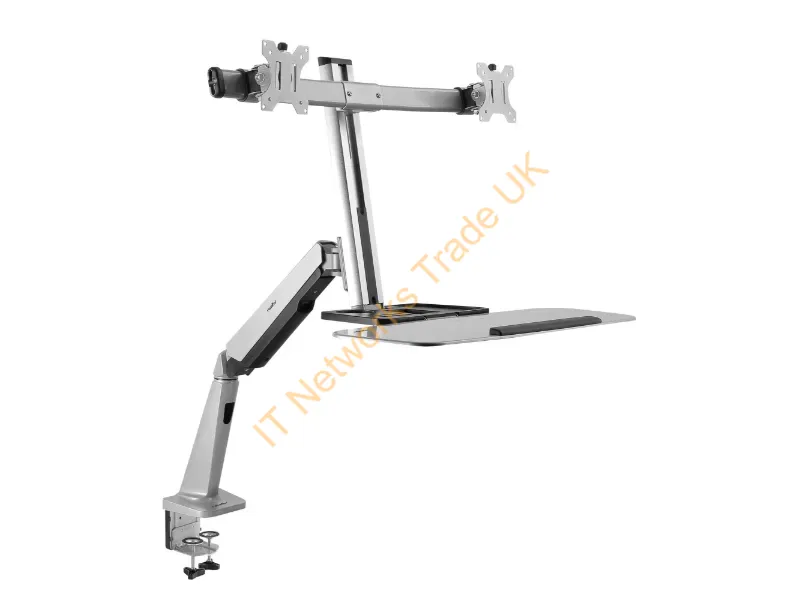 Y10N029-S1 - Rocstor Y10N029-S1 Monitor Mount / Stand 32" Silver Desk