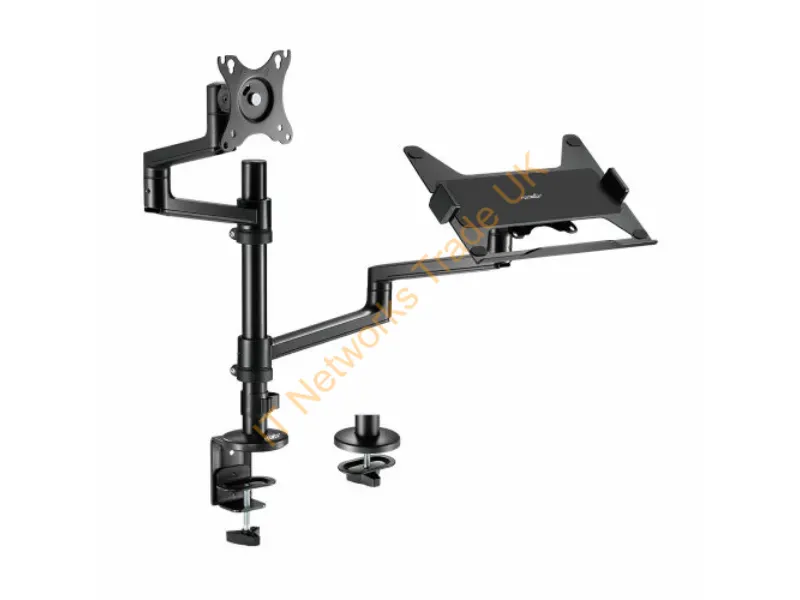 Y10N030-B1 - Rocstor Y10N030-B1 Monitor Mount / Stand 32" Black Desk