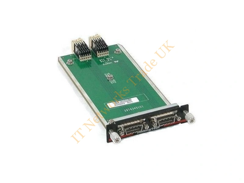 Y1HW4 Dell Dual Port 10Gb Cx4 Ethernet Stacking Switch Module for 7024 / 7048 / 7024P / 7048P Networking Accessory