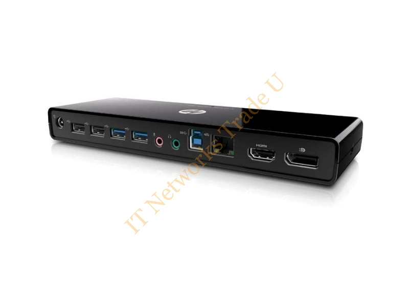 HP 3005pr USB3 Port Replicator USB 3.0 (3.1 Gen 1) Type-A Black Accessory