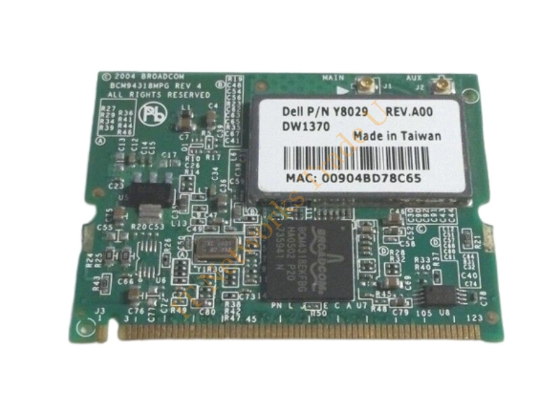 Y8029 Dell Wireless 1370 802.11B/ G Mini PCI Card Wireless LAN Card