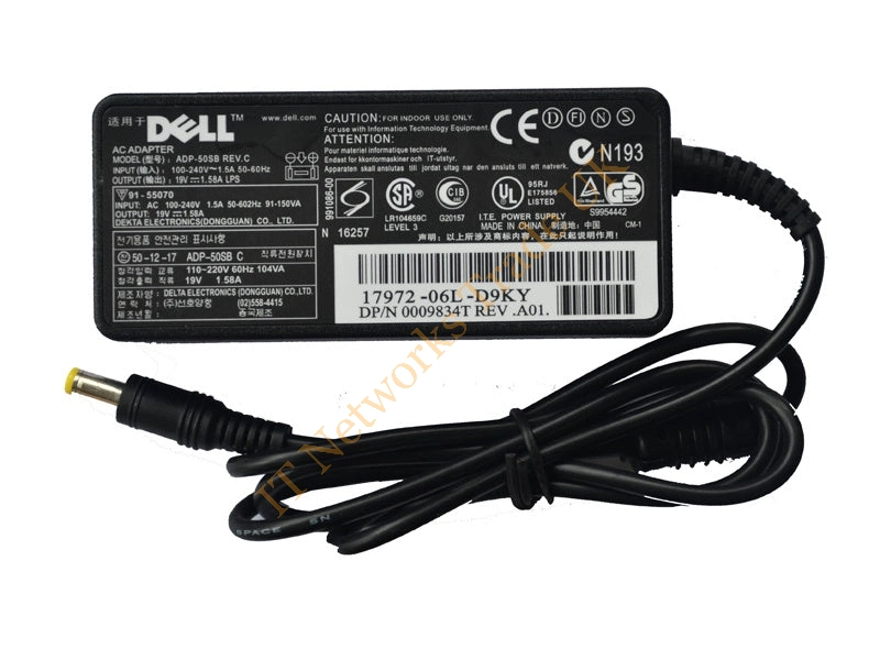 Y986K Dell Laptop 30W AC Adapter for Inspiron Mini 1010 Power Adapter