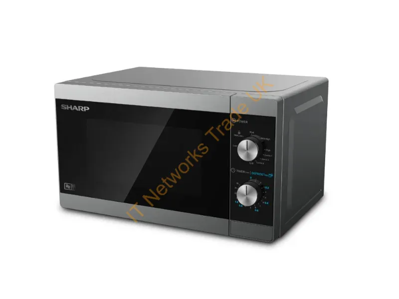 YC-MG01ES - Sharp Home Appliances YC-MG01E-S microwave Black, Grey Combination microwave Countertop 20 L 800 W