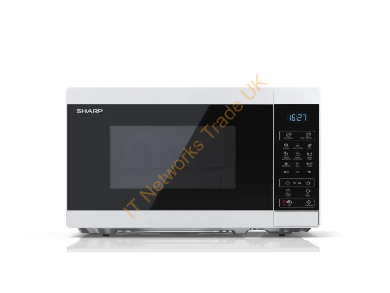 YC-MG02EW - Sharp YC-MG02E-W microwave Countertop 20 L 800 W Blue, White