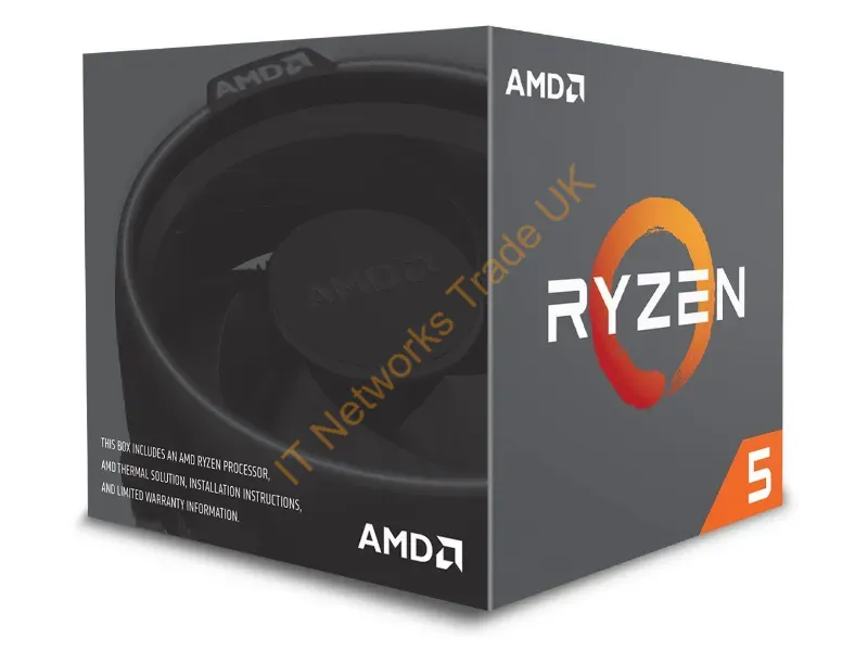 YD2600BBAFBOX AMD Ryzen 5 2600 Six-Core 3.4GHz Socket AM4 Retail Processor