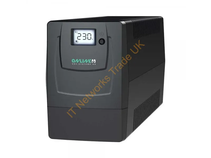 YS800 - ONLINE USV-Systeme USV YUNTO Smile 800 Line-Interactive 0.8 kVA 480 W 2 AC outlet(s)