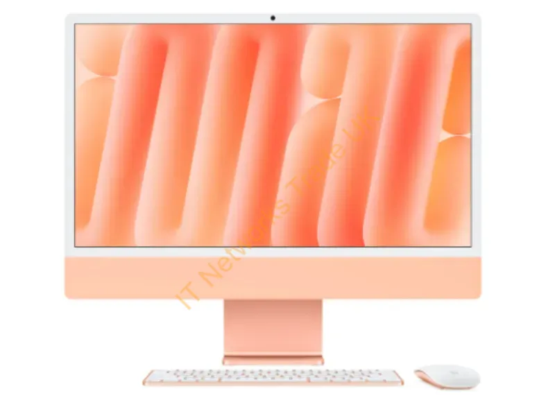 Z1E8_2002324637_BASE - Apple Allinone 24inch iMac with Retina 4.5K Display M4 chip with 8-Core CPU and 8-Core GPU 16GB RAM 256GB SSD Orange Z1E8