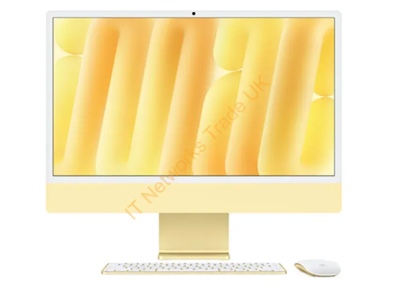 Z1EK_2002324638_BASE - Apple Allinone 24inch iMac with Retina 4.5K Display M4 chip with 10-Core CPU and 10-Core GPU 16GB RAM 256GB SSD Yellow Z1EK