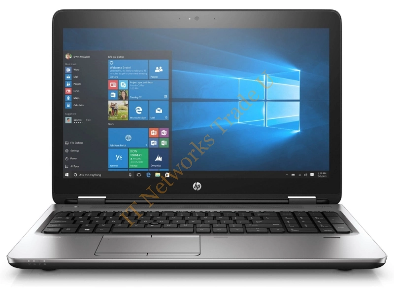 HP ProBook 650 G3 2.50GHz i5-7200U 15.6" 1366 x 768pixels Black, Silver Notebook Laptop System