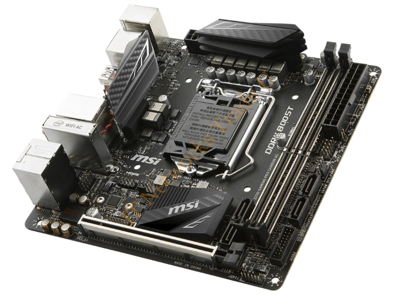 MSI Z370I GAMING PRO CARBON AC IntelZ370 LGA 1151 (Socket H4) Mini ITX