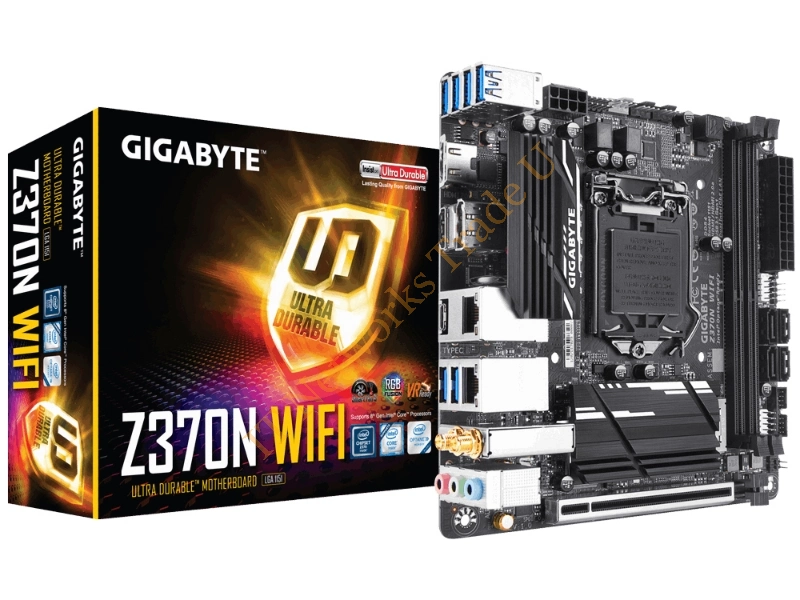 Gigabyte Z370N WIFI Intel Z370 LGA 1151 (Socket H4) Mini ITX