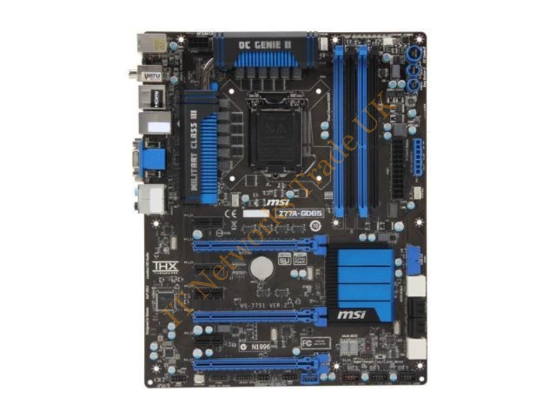 Z77A-GD65 MSI LGA-1155 Intel Z77 HDMI SATA 6Gb/s USB 3.0 ATX Intel Motherboard