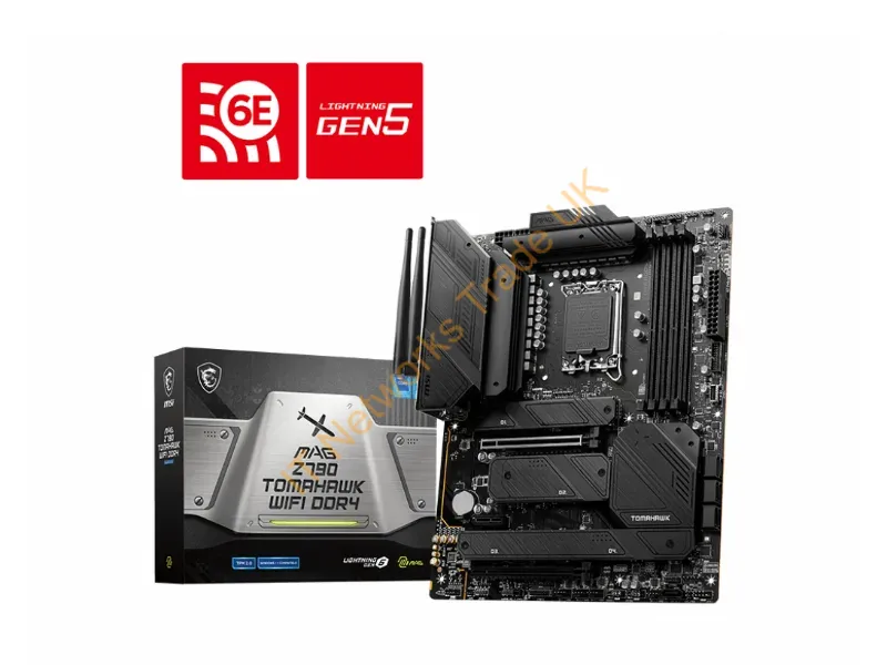 Z790TOMWID4 - Msi Mag Z790 Tomahawk Wifi Ddr4 Motherboard Intel Z790 Lga 1700 Atx