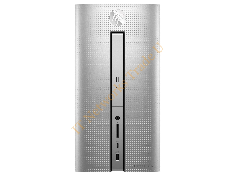 HP Pavilion 570-p052na 3GHz i5-7400 Mini Tower Silver PC Workstation Systems