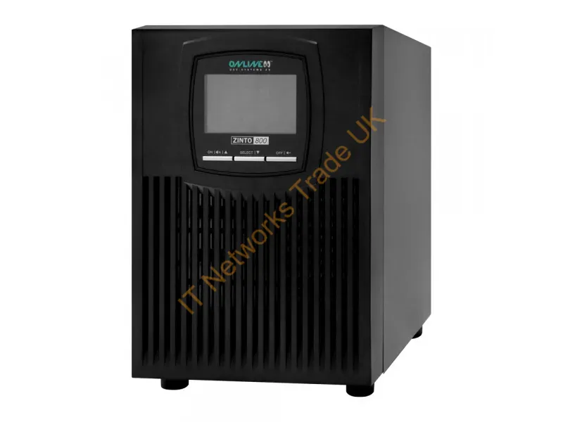 Z800T - ONLINE USV-Systeme ZINTO 800 T uninterruptible power supply (UPS) Line-Interactive 0.8 kVA 720 W 8 AC outlet(s)