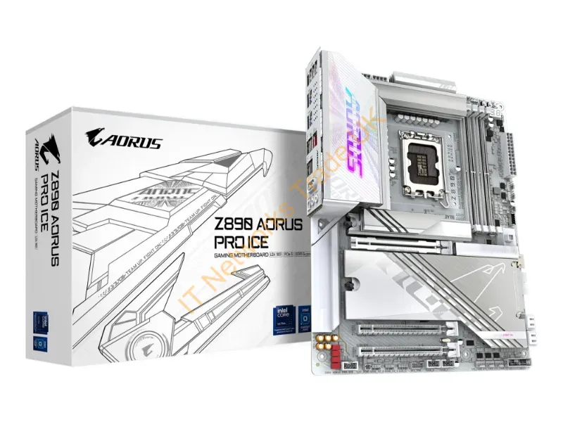 Z890AORUSPROICE - Gigabyte Z890 Aorus Pro Ice Motherboard Intel Z890 Lga 1851 (Socket V1) Atx