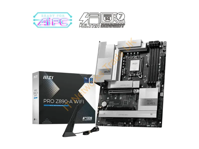 Z890AWIFI - Msi Pro Z890-A Wifi Motherboard Intel Z890 Lga 1851 (Socket V1) Atx