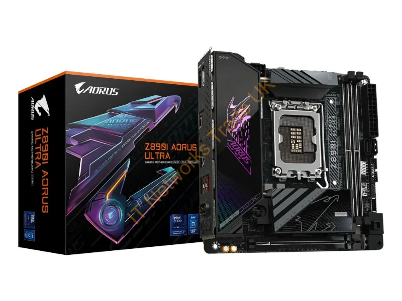 Z890IAORUSULTRA - Gigabyte Z890I Aorus Ultra Motherboard Intel Z890 Lga 1851 (Socket V1) Mini Itx