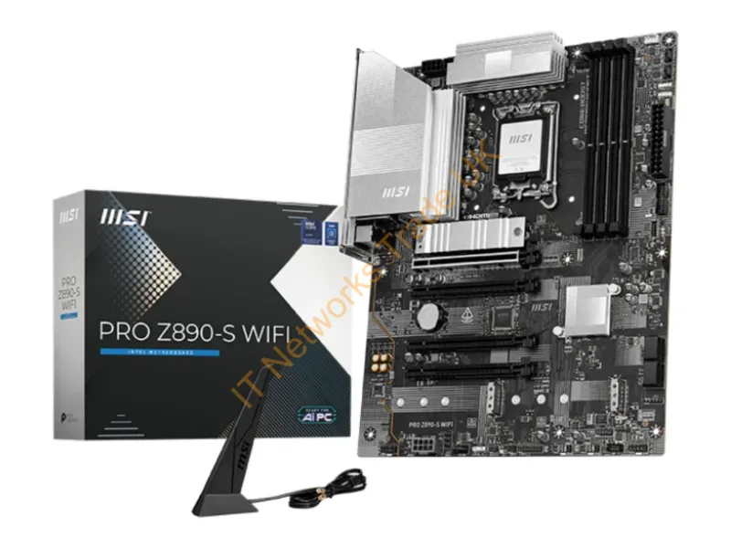 Z890SWIFI - Msi Pro Z890-S Wifi Motherboard Intel Z890 Lga 1851 (Socket V1) Atx