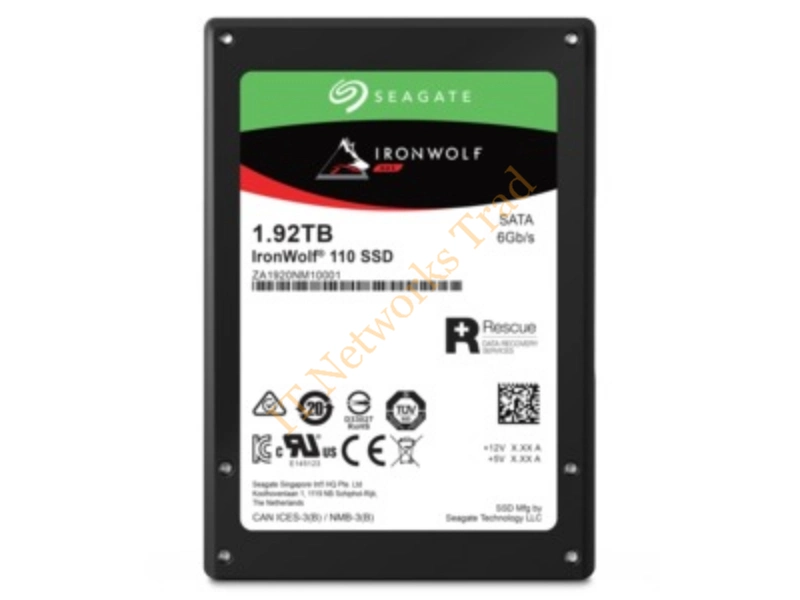 ZA1920NM10001 Seagate IronWolf 110 1.92TB SATA 6Gb/s 2.5-inch Solid State Drive SSD Storage