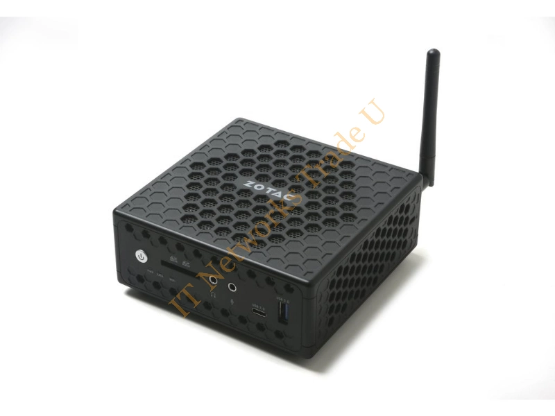 Zotac ZBOX CI327 nano BGA 1296 1.10GHz N3450 1L sized PC Black Desktop Barebone