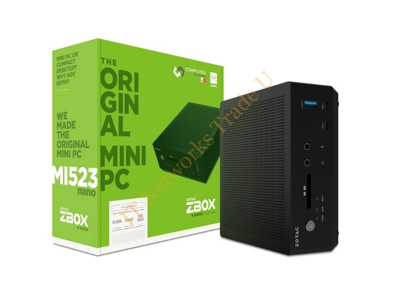Zotac MI549 Nano Intel SoC BGA 1356 2.60GHz i5-7300U Nettop Black Desktop Barebone