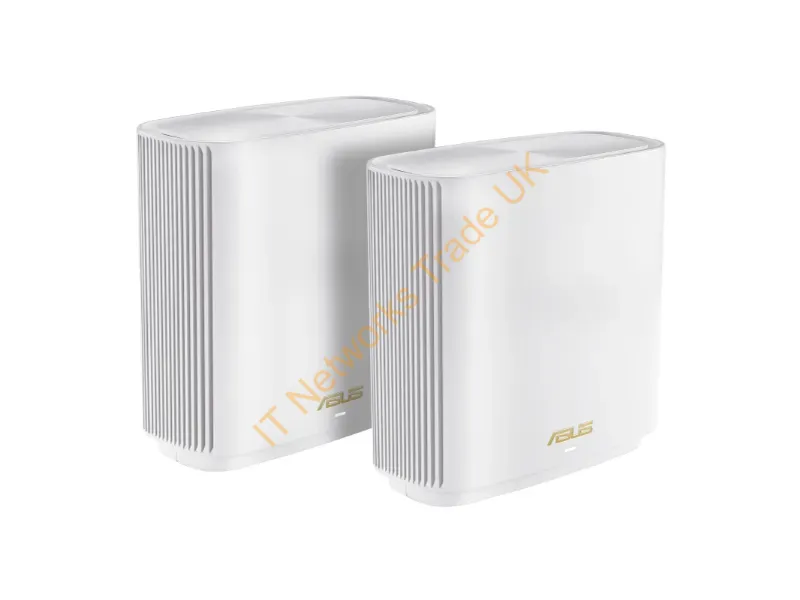 ZENWIFIXT92PKWHITE - Asus Zenwifi Xt9 (W-2-Pk) Tri-Band (2.4 Ghz / 5 Ghz / 5 Ghz) Wi-Fi 6 (802.11Ax) White 4 Internal