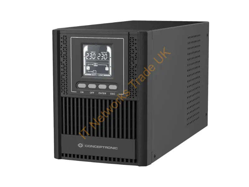 ZEUS52E1K - Conceptronic ZEUS52E1K 1000VA 900W Online Tower UPS, IEC