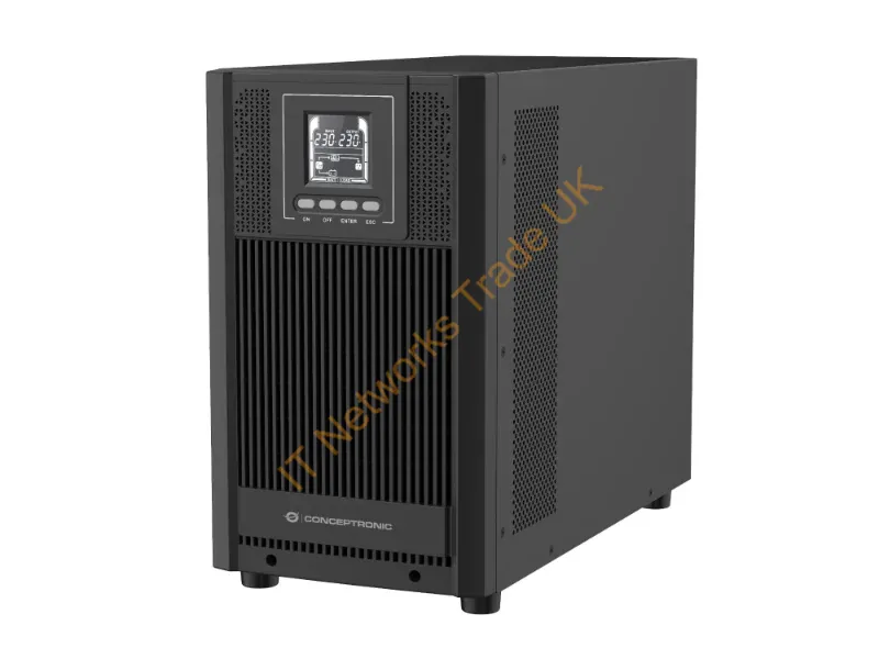 ZEUS52E3K - Conceptronic ZEUS52E3K 3000VA 2700W Online Tower UPS, IEC