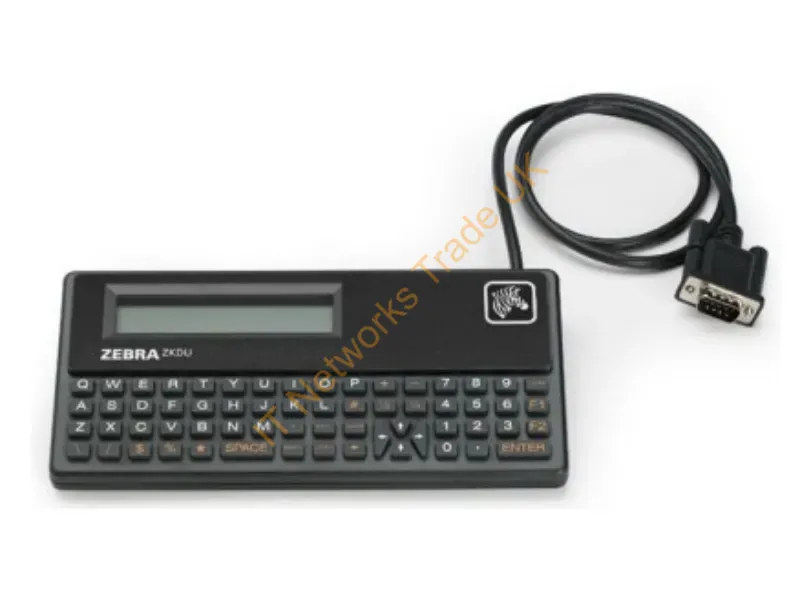 ZKDU-001-00 - Zebra ZKDU-001-00 RS-232 Black keyboard