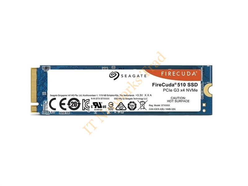 ZP1000GM30001 Seagate FireCuda 510 1TB 3D cTLC PCI-Express 3.0 x4 NVMe 1.3 M.2 2280 Solid State Drive SSD Storage