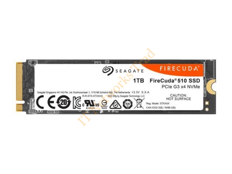 ZP1000GM30011 Seagate FireCuda 510 1TB 3D TLC PCI-Express 3.0 x4 NVMe 1.3 M.2 2280 Solid State Drive SSD Storage