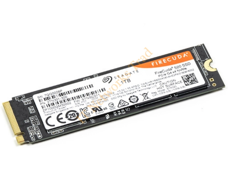 ZP1000GM3A002 Seagate FireCuda 520 ZP1000GM3A002 1TB PCI-Express 4.0 x4 NVMe 1.3 Solid State Drive (3D TLC) SSD Storage