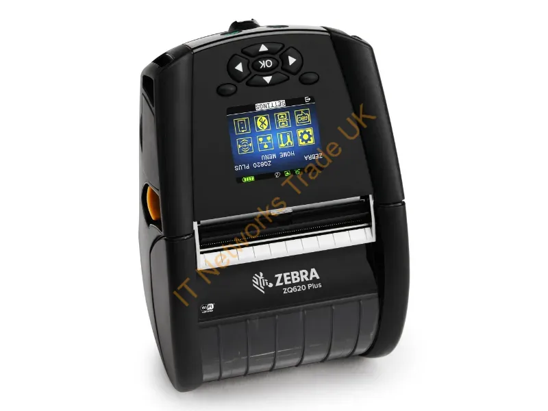 ZQ62-AUWA004-GA - Zebra Zq600 Plus Label Printer Direct Thermal 203 X 203 Dpi 115 Mm/Sec Wired & Wireless Wi-Fi Bluetooth