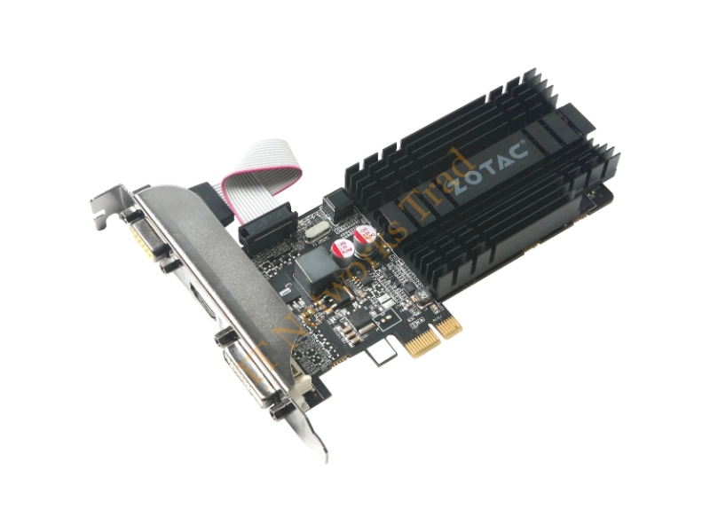 ZT-71304-20L Zotac nVidia GeForce GT 710 1GB DDR3 VGA/DVI/HDMI Low Profile PCI-Express Video Graphic Card