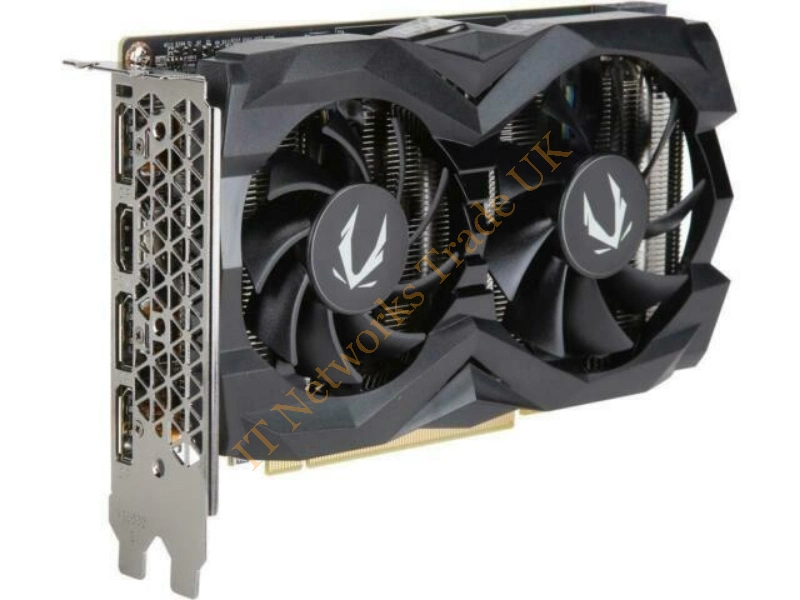 ZT-T16600F-10L Zotac nVidia GeForce GTX 1660 Twin Fan 6GB GDDR5 HDMI/3DisplayPorts PCI-Express Video Graphic Card