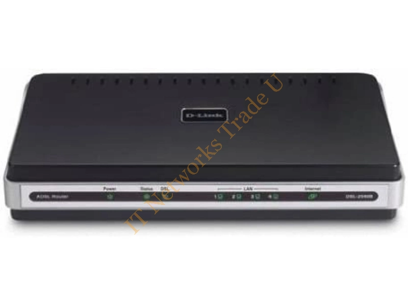 DSL-2540B D-Link DSL-2540B ADSL Modem Ethernet Router 1 x ADSL WAN 4 x 10/100Base-TX LAN