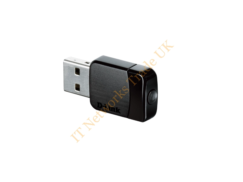DWA-171 D-Link Wireless Ac Dual Band Usb Adapter Usb 2.0 Up To 150MBps 2.4GHz 433MBps 5GHz Ieee 802.11ac Wireless LAN Card