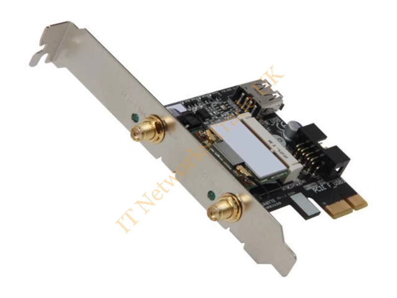 GC-WB300D Gigabyte Tech Gigabyte IEEE 802.11n PCI Express Bluetooth 4.0 Wi-Fi/Bluetooth Combo Adapter 300 Mbps Internal Wireless LAN Card