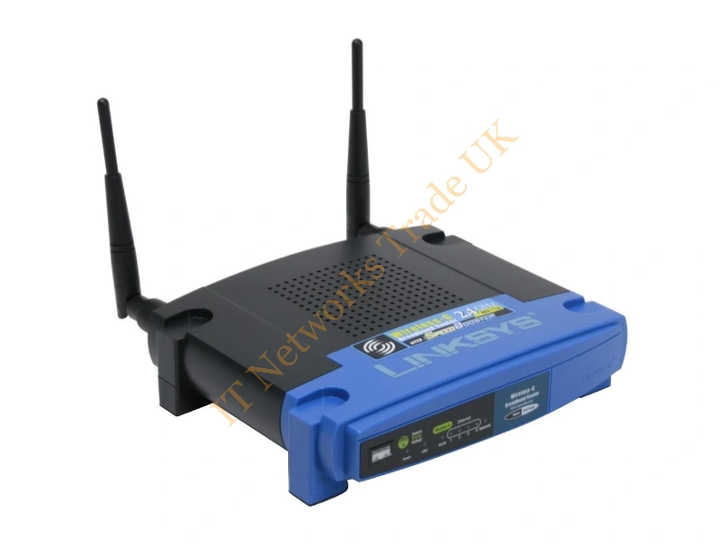 WRT54GS Linksys IEEE 802.3/3u IEEE 802.11b/g Wireless-G Broadband Router with SpeedBooster Wireless Router
